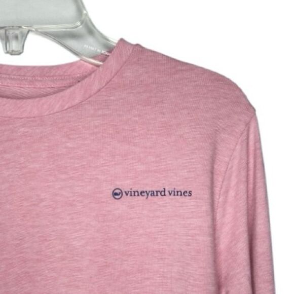 Vineyard Vines Pink Boys M Long Sleeve Edgartown T-shirt - Picture 2 of 7